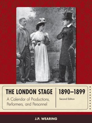 cover image of The London Stage 1890-1899